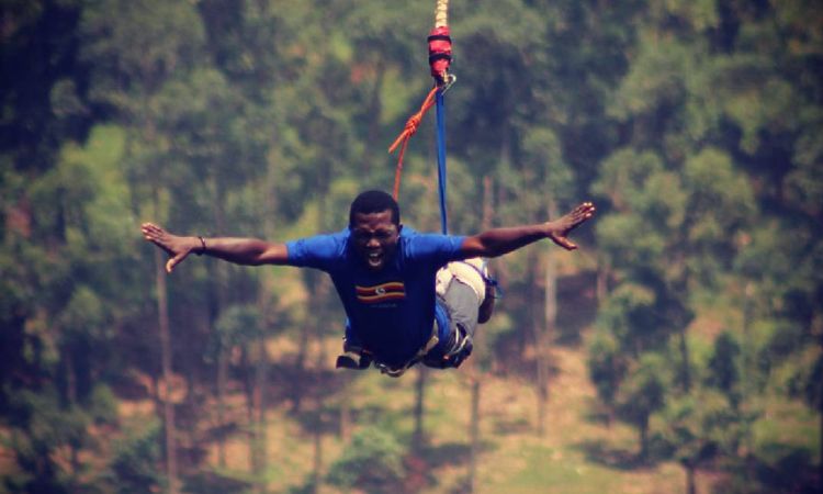 Bungee jump Nile River