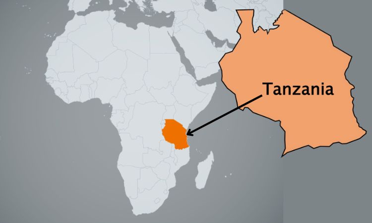 Tanzania In Africa Map Try East African Countries Map Presentation Tanzania In Africa Map Try East African Countries Map Presentation