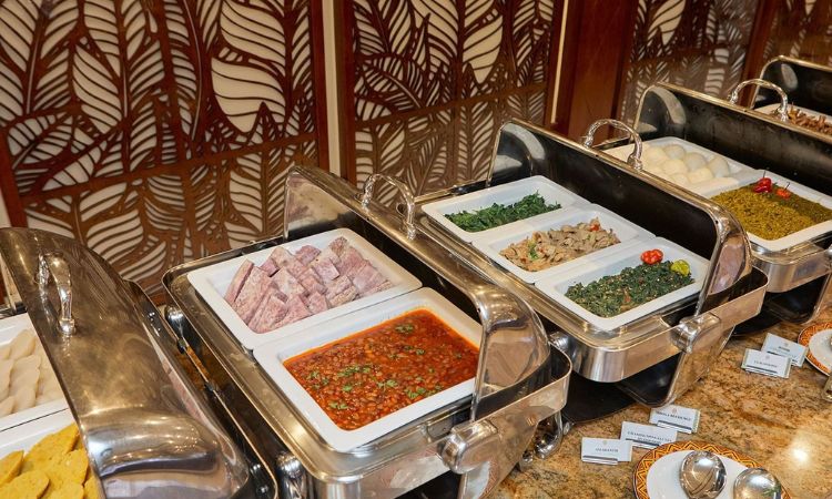 Kampala Serena Hotel Menu